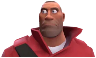 😶 Soldier Team Fortress 2 team fortress 2, soldat, jeu vidéo, personnage, mème whatsapp sticker