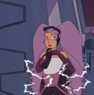 🛠 Entrapta She-Ra and the Princesses of Power Entrapta, She-Ra, Princesses of Power, cartoon, animated telegram sticker