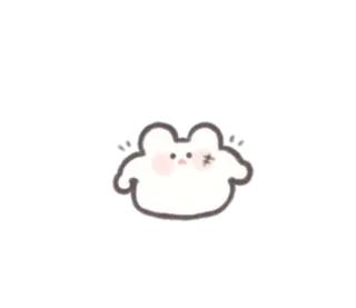 ☁️ stiker, imut, hewan, kartun, tikus, tempelan, plester telegram sticker