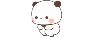 🔰 panda, cute, animal, kawaii, cartoon telegram sticker
