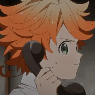 ⛓ Emma The Promised Neverland anime, personaje, emma, the promised neverland telegram sticker