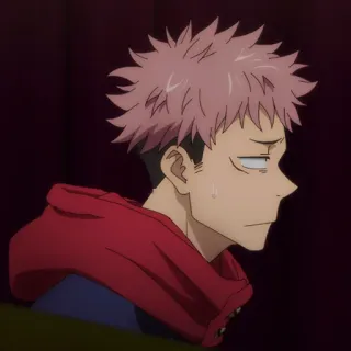 💥 Yuji Itadori Jujutsu Kaisen Anime, Manga, Jujutsu Kaisen, Yuji Itadori, Personaggio telegram sticker