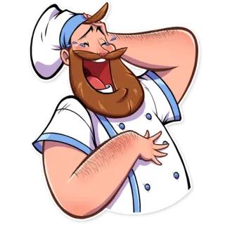 Mr. Ponch telegram stickers