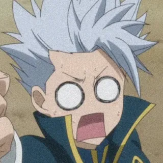 😨 anime, cartoon, expression, shocked, angry, face telegram sticker