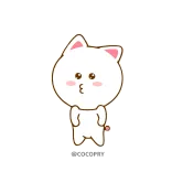 😭 кот, мультфильм, каваий, милый, наклейка, животное telegram sticker