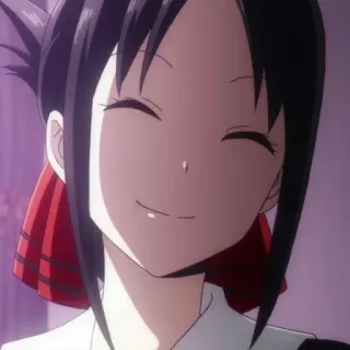 ☺️ Kaguya Shinomiya Kaguya-sama: Love Is War аниме, персонаж, улыбка, девушка telegram sticker