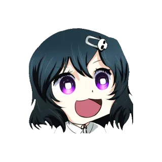 😀 anime, chibi, cute, cartoon, girl, kawaii telegram sticker