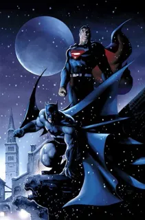 👥 Superman supereroe, fumetto, Batman, DC Comics telegram sticker