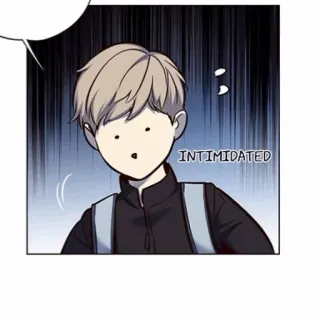 🥜 INTIMIDATED intimidated, anime, manga, emotional, expression telegram sticker