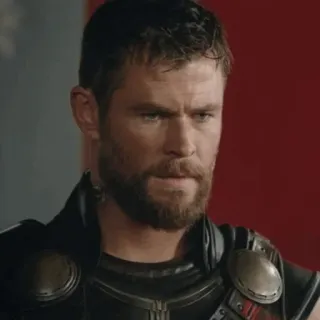⚡️ Thor Marvel, Superheld, Donnergott, Chris Hemsworth telegram sticker