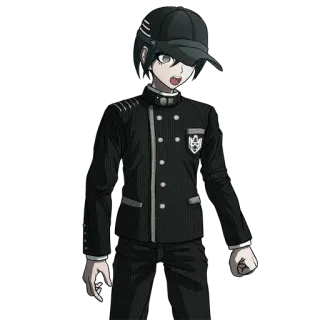 😠 Shuichi Saihara Danganronpa V3: Killing Harmony Аниме, Игра, Шляпа, Детектив, Шуичи Сайхара, Danganronpa telegram sticker