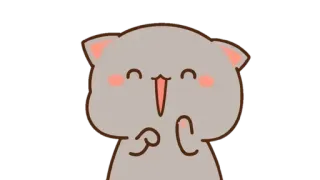 🍩 cat, cute, animal, sticker telegram sticker