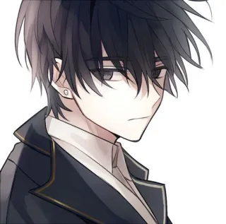 🚶‍♂ anime, manga, boy, portrait, art, illustration telegram sticker
