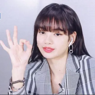 🩰 Lisa kpop, zangeres, vrouw, persoon, aziatisch, beroemdheid, mode, lisa whatsapp sticker