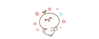 👑 lindo, kawaii, adorable, animado, emoji, personaje telegram sticker