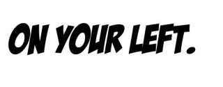 ⬅️ ON YOUR LEFT. Texte, Gauche, À gauche telegram sticker