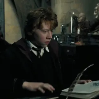 🦁 Ron Weasley Harry Potter ロン・ウィーズリー, ハリーポッター, 魔法使い, 魔法, 学校, 映画 telegram sticker