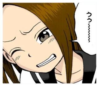 😣 うっ Anime, Manga, Gesichtsausdruck, Cartoon telegram sticker