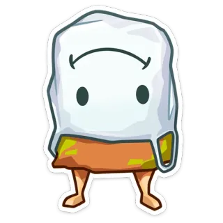 🙆 personagem, engraçado, ilustração telegram sticker