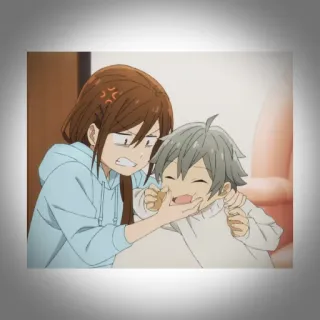 💫 Horimiya Anime, Horimiya, Manga, Chibi, Niedlich, Wütend, Spielen, Spaß telegram sticker