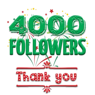 💋 4000 FOLLOWERS Thank you Seguidores, Celebración, Logro, Redes sociales, Gracias whatsapp sticker