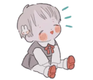 🎀 lucu, bayi, chibi, kawaii, gambar, kartun, ilustrasi telegram sticker