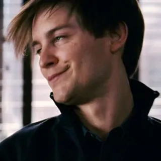 😎 Peter Parker Spider-Man tobey maguire, actor, movie, spider-man telegram sticker