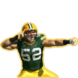 🙂 sepak bola, olahraga, atlet, tim, Green Bay Packers telegram sticker