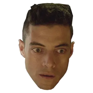 😲 Rami Malek Schauspieler, Mann, Gesicht, Promi telegram sticker