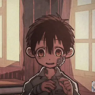 🏮 Hanako-kun Toilet-Bound Hanako-kun Anime, Manga, Personaje, Hanako-kun, Hanako-kun el fantasma del baño telegram sticker