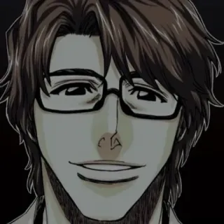 🧬 Sosuke Aizen Bleach Anime, Manga, Aizen, Bleach, Kacamata, Karakter telegram sticker