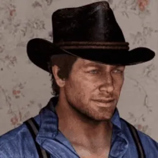 😃 Arthur Morgan Red Dead Redemption 2 Cowboy, Western, Jeu, Red Dead Redemption, RDR2 telegram sticker