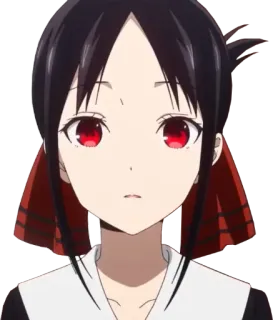 😕 Kaguya Shinomiya Kaguya-sama: Love Is War Аниме, Кагуя Синомия, Любовь это война, Манга, Милый, Персонаж telegram sticker