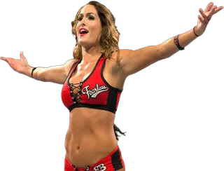 👐 Nikki Bella Fearless pegulat, atlet, wanita, olahraga, kebugaran, Bella Twins, gulat profesional telegram sticker