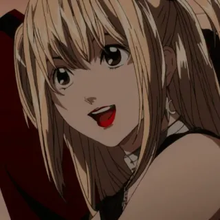 📓 Misa Amane Death Note Аниме, Манга, Каваий, Милый whatsapp sticker