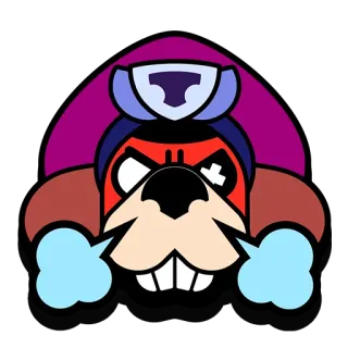 🤬 Gus Brawl Stars 荒野乱斗, 游戏, 角色, 幽灵, 男孩 telegram sticker