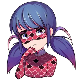 🤨 Ladybug Miraculous Ladybug Kepik, Miraculous Ladybug, Kartun, Superhero, Anime whatsapp sticker