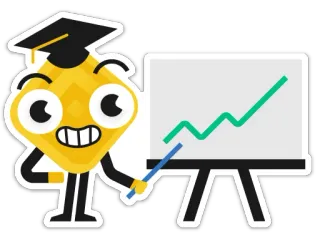 📈 education, graduation, growth, presentation, learning, teacher telegram sticker