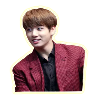 😁 Jungkook Jungkook, BTS, K-Pop, Chanteur, Musique, Idole telegram sticker