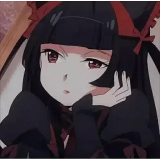 🍁 Anime, Gotico, Carino, Ragazza, Kawaii, Manga, Emo telegram sticker