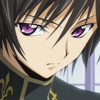 🥀 Lelouch Lamperouge Code Geass Anime, Personaggio, Ritratto, Lelouch, Code Geass whatsapp sticker