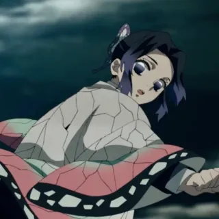 🦋 Shinobu Kocho Demon Slayer Shinobu Kocho, Demon Slayer, Anime, Manga, Personnage telegram sticker