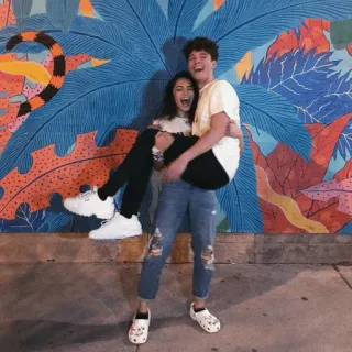 🤪 casal, amizade, celebração, diversão, relacionamento, alegria telegram sticker