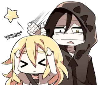 👊 Бонк* Animé, Personnages, Mignon, Dessin animé telegram sticker