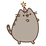 🎉 Pusheen cat, sticker, pusheen, cute, animal, cartoon telegram sticker