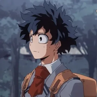 😤 Izuku Midoriya My Hero Academia anime, my hero academia, izuku midoriya, deku, mha, character telegram sticker