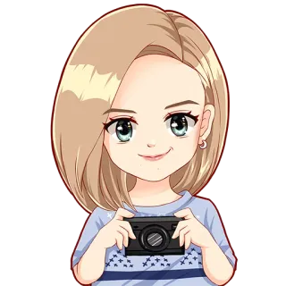 Daria The Photographer @kddiary telegram stickers