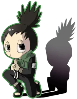 🌀 Shikamaru Naruto Anime, Mangá, Shikamaru, Naruto, Ninja, Desenho animado, Chibi telegram sticker
