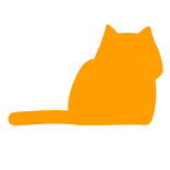 🤨 猫, 橙色, 动物, 宠物 whatsapp sticker