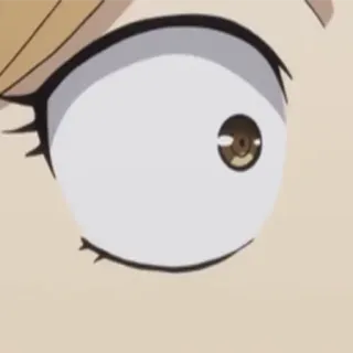👁 глаз, аниме, манга, мультфильм telegram sticker